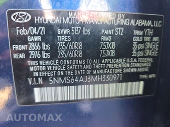 2021 Hyundai Santa Fe SEL – miniatura 14