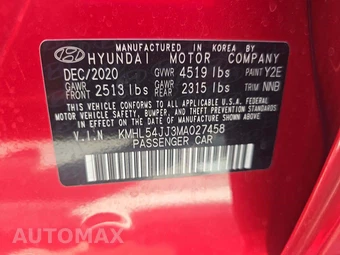 2021 Hyundai Sonata Hybrid Limited - miniatura 5