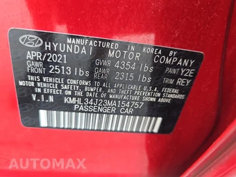 2021 Hyundai Sonata Limited – miniatura 14