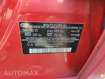 2021 Hyundai Sonata SE – miniatura 14