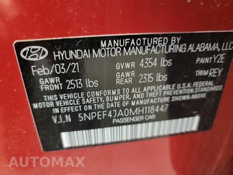 2021 Hyundai Sonata SEL - miniatura 14