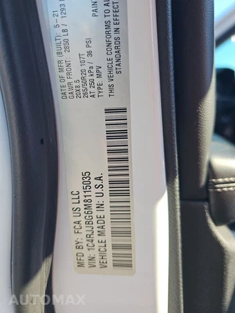 2021 Jeep Grand Cherokee L Limited - miniatura 15