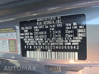 2021 Kia Sorento S – miniatura 5