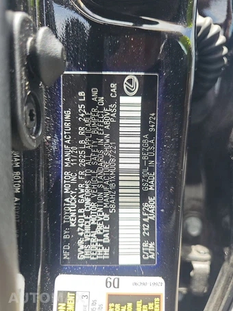 2021 Lexus ES 350 F SPORT - miniatura 14