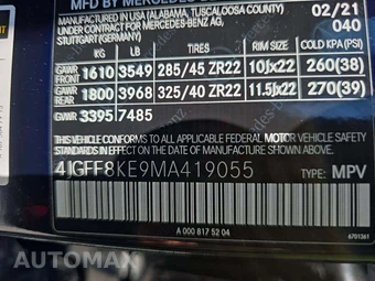 2021 Mercedes-Benz AMG GLS 63 4MATIC - miniatura 2