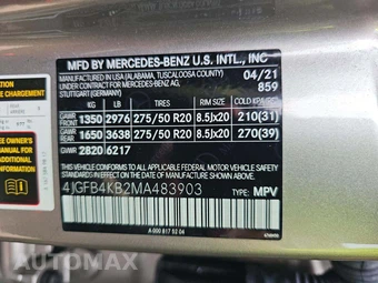 2021 Mercedes-Benz GLE 350 4MATIC - miniatura 5