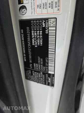 2021 Mercedes-Benz Metris Passenger Van 126.0" WB - miniatura 15