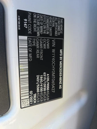 2021 Mercedes-Benz Sprinter 2500 Cargo Van High Roof 170.0" WB – miniatura 17