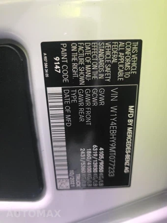 2021 Mercedes-Benz Sprinter 2500 Cargo Van Standard Roof 144.0" WB - miniatura 11