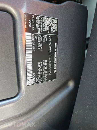 2021 Mercedes-Benz Sprinter 4500 Cargo Van DRW High Roof 170.0" WB - miniatura 13
