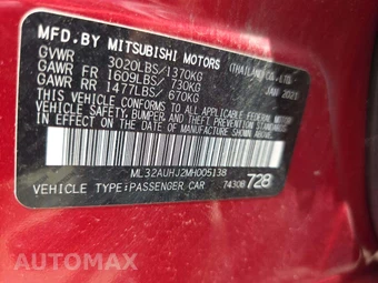 2021 Mitsubishi Mirage ES – miniatura 5