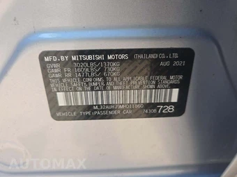 2021 Mitsubishi Mirage ES – miniatura 2