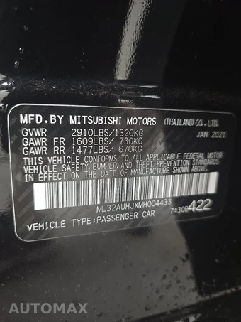 2021 Mitsubishi Mirage ES – miniatura 14