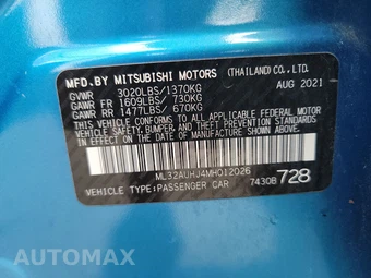 2021 Mitsubishi Mirage SE - miniatura 14