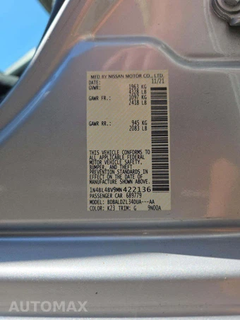 2021 Nissan Altima 2.5 S - miniatura 5