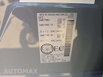 2021 Nissan Murano Midnight Edition – miniatura 2