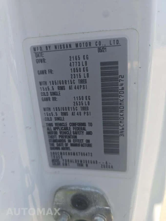 2021 Nissan NV200 Compact Cargo S 115.2" WB - miniatura 2
