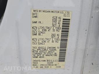 2021 Nissan NV2500 HD Cargo SV High Roof 146.1" WB - miniatura 14