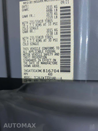2021 Nissan Rogue SL – miniatura 2