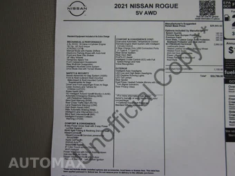2021 Nissan Rogue SV - miniatura 32