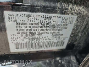 2021 Nissan Sentra S – miniatura 14