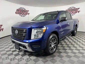 2021 Nissan TITAN SV Crew Cab Short Bed - miniatura 3