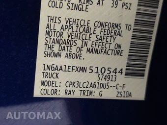 2021 Nissan TITAN SV Crew Cab Short Bed - miniatura 14