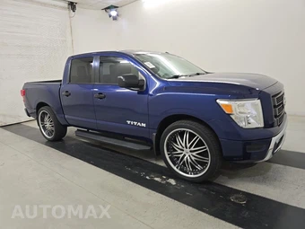 2021 Nissan TITAN SV Crew Cab Short Bed - miniatura 3