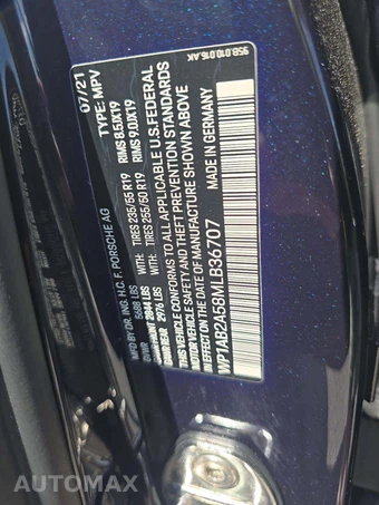 2021 Porsche Macan S - miniatura 2