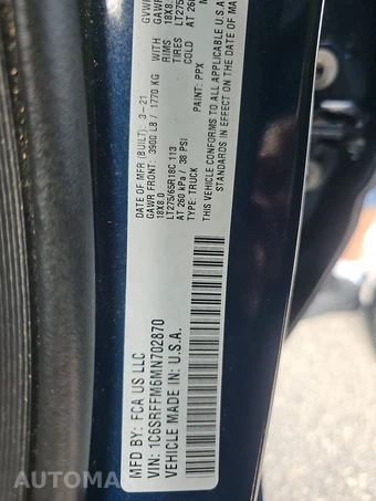 2021 Ram 1500 Big Horn Crew Cab Short Bed - miniatura 21