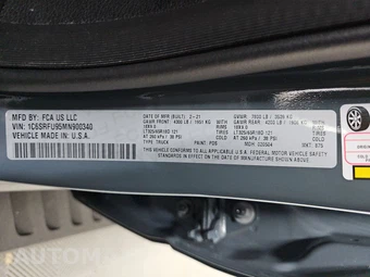 2021 Ram 1500 TRX Crew Cab Short Bed – miniatura 14