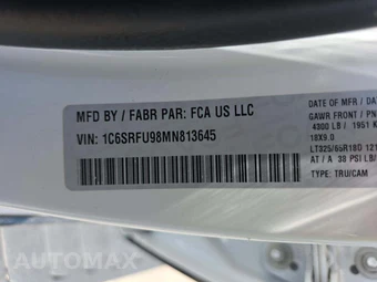 2021 Ram 1500 TRX Crew Cab Short Bed – miniatura 2