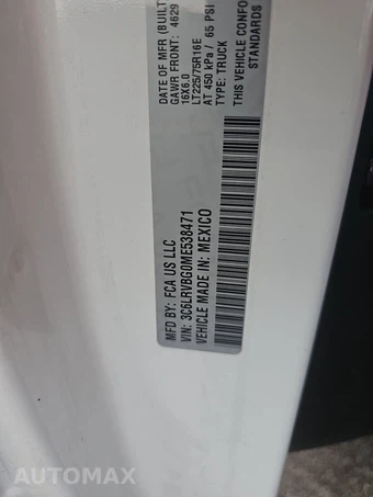 2021 Ram ProMaster 1500 Cargo Van High Roof 136.0" WB - miniatura 15