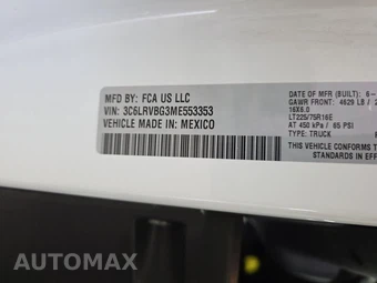 2021 Ram ProMaster 1500 Cargo Van High Roof 136.0" WB - miniatura 15