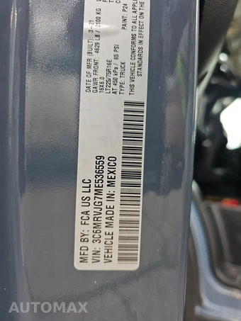 2021 Ram ProMaster 3500 Cargo Van High Roof 159.0" WB - miniatura 13
