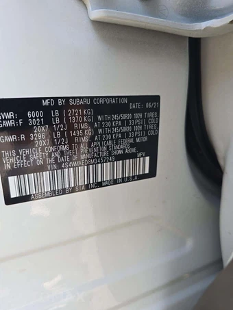 2021 Subaru Ascent Premium 8-Passenger - miniatura 5