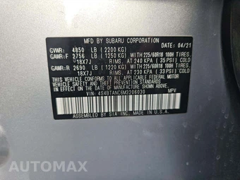 2021 Subaru Outback Limited - miniatura 5