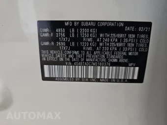 2021 Subaru Outback Premium - miniatura 14