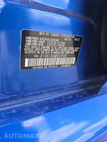 2021 Subaru WRX Limited – miniatura 14