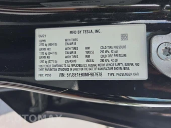 2021 Tesla Model 3 Long Range - miniatura 5