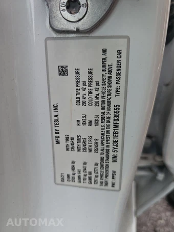 2021 Tesla Model 3 Long Range - miniatura 14