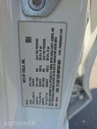 2021 Tesla Model 3 Long Range - miniatura 2