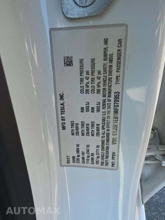 2021 Tesla Model 3 Long Range - miniatura 2