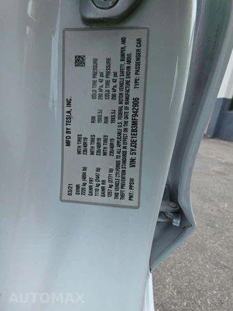 2021 Tesla Model 3 Long Range - miniatura 5