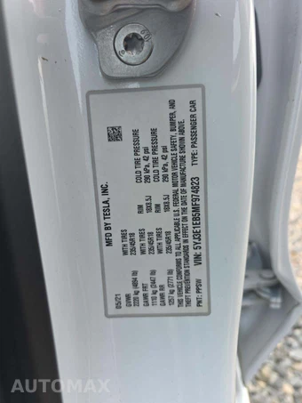 2021 Tesla Model 3 Long Range - miniatura 5
