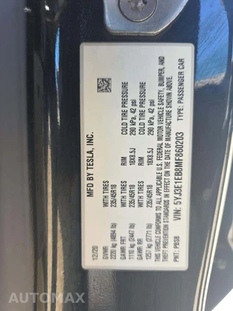 2021 Tesla Model 3 Long Range - miniatura 5