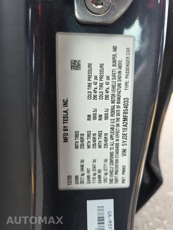 2021 Tesla Model 3 Standard Range Plus - miniatura 14