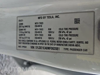 2021 Tesla Model 3 Standard Range Plus – miniatura 14