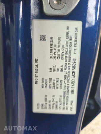2021 Tesla Model 3 Standard Range Plus - miniatura 5