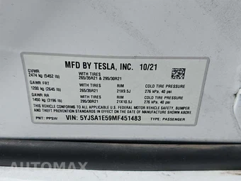 2021 Tesla Model S Long Range – miniatura 5